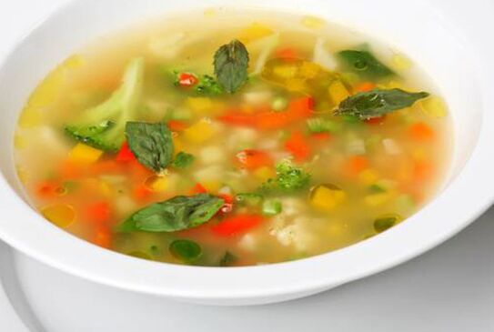 daržovių sriuba svorio netekimui