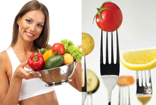 vaisiai ir daržovės svorio netekimui