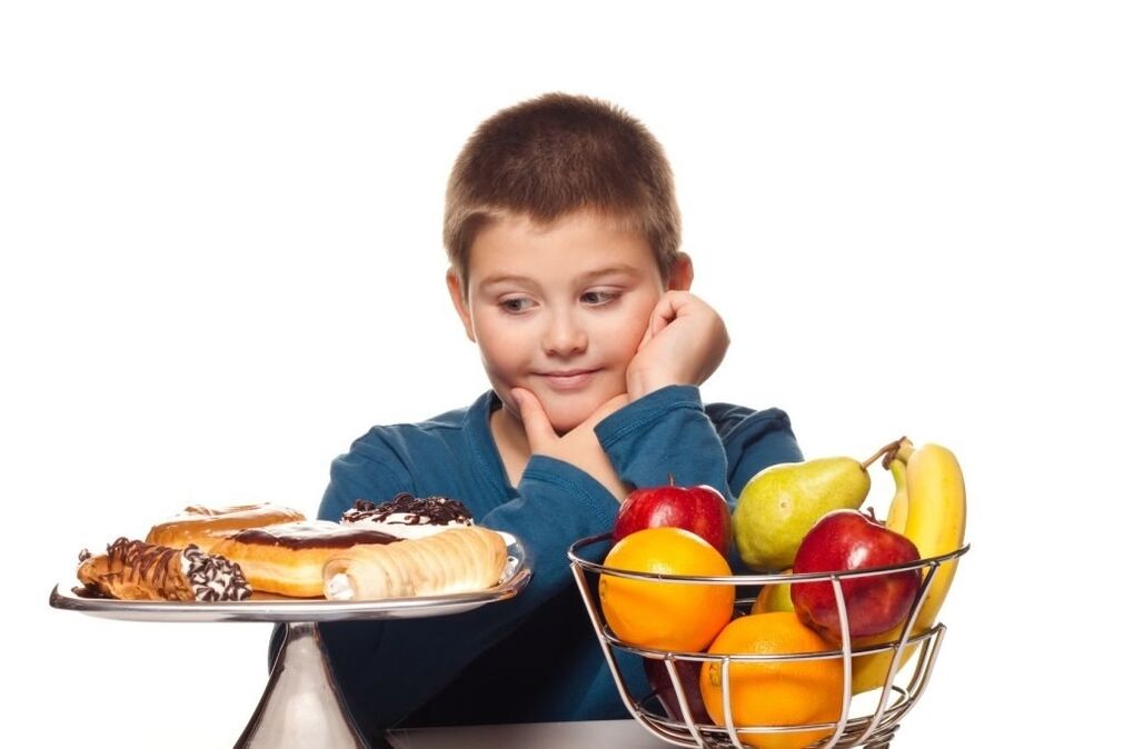 Nesveiko saldaus maisto pašalinimas iš vaiko raciono vaisių naudai